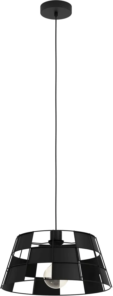 Eglo Pontefract Hanglamp E27 - Ø42cm - Zwart