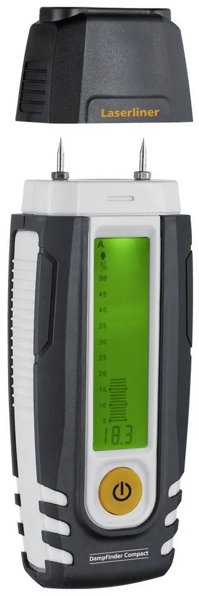 Laserliner DampFinder Compact Vochtmeter - Beschermkap & Batterijen