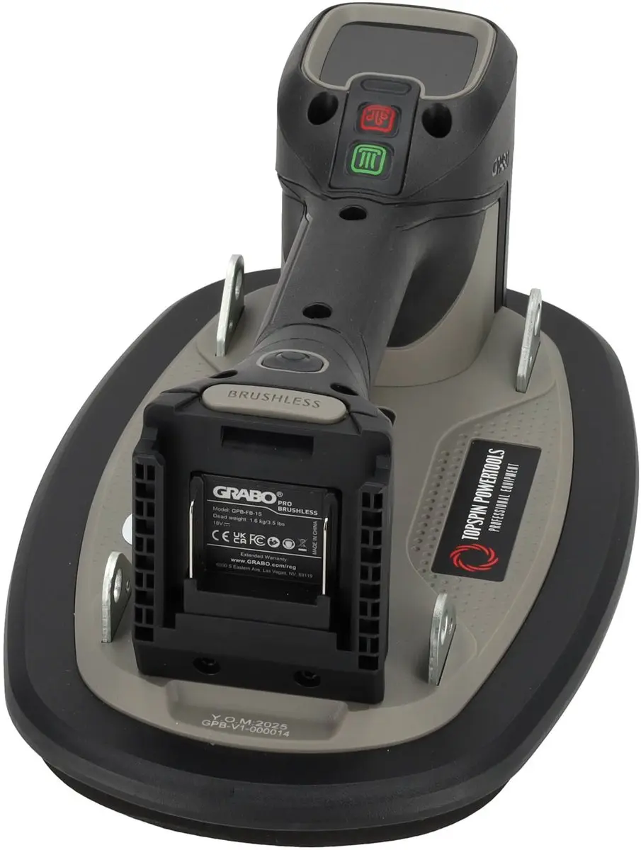 Grabo Pro Brushless Tool Only - 120kg Zuignap - Grijs/Zwart