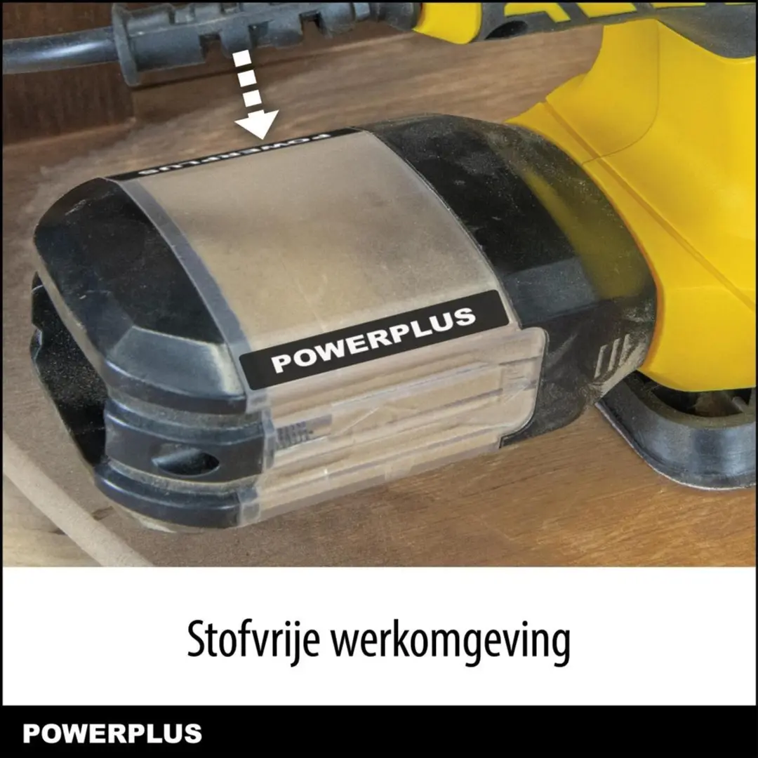 Powerplus POWX04810 Handpalmschuurmachine - 220W - 15 Schuurbladen