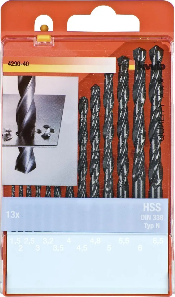 KWB HSS Borenset 1,5-6,5mm