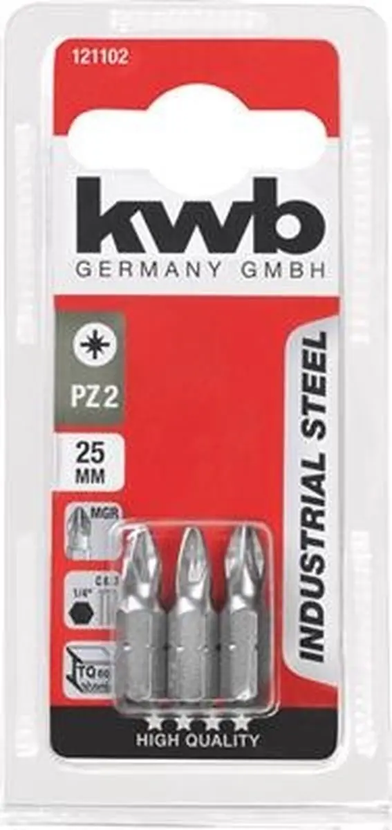 KWB Schroefbits 25mm Pz-2