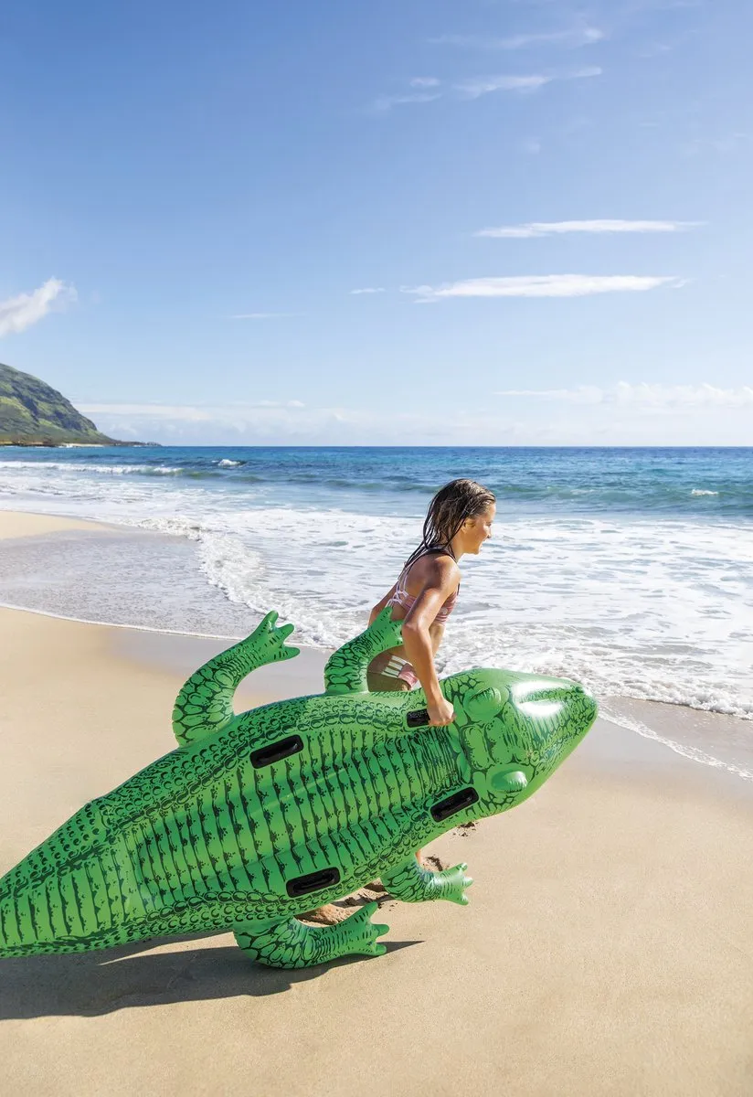 Intex Giant Gator Ride-ON 58562 - Groen