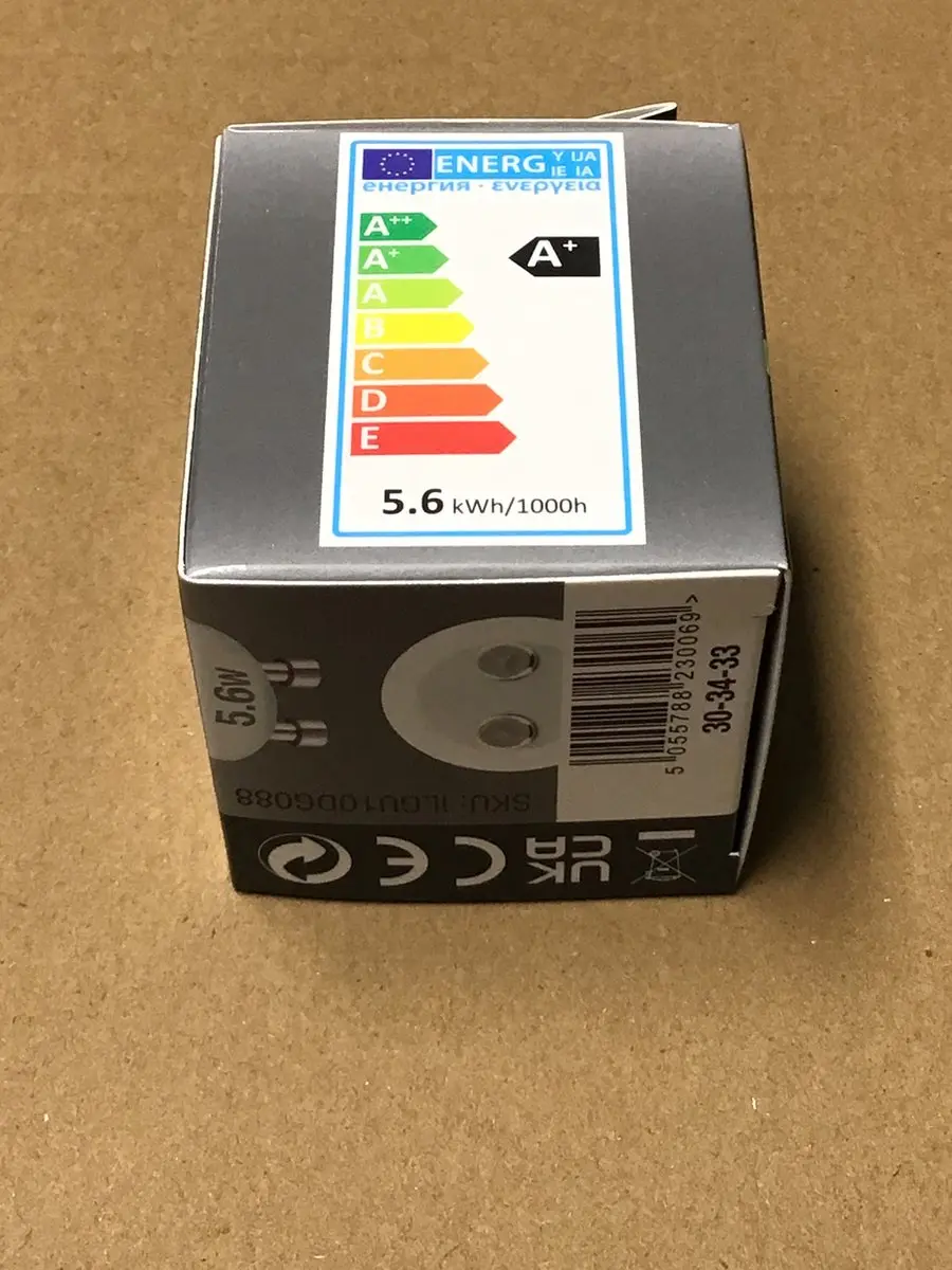 Integral GU10 LED Spot 3,6W Daglicht 6500K - 3 Stuks