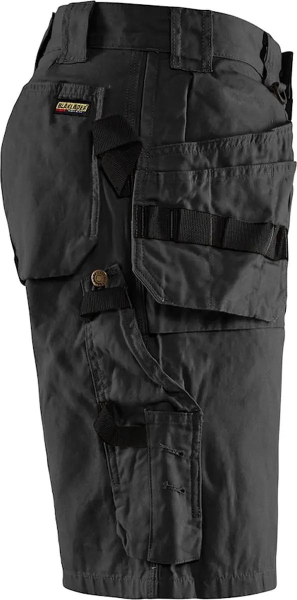 Blåkläder 1534-1310 werkshort - C52 - Zwart - afbeelding 3 van 6