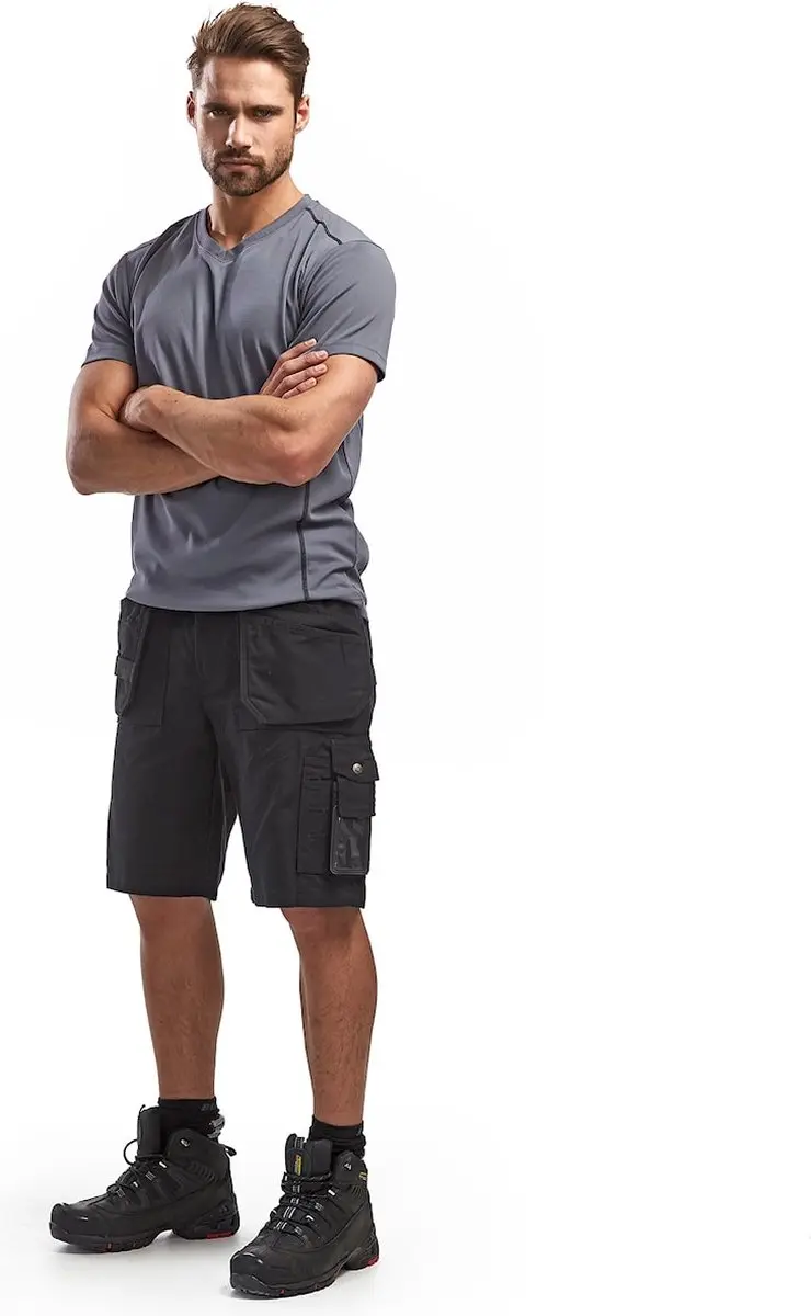 Blåkläder 1534-1310 werkshort - C52 - Zwart - afbeelding 4 van 6
