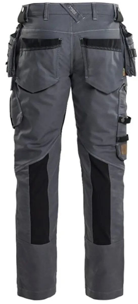 Blåkläder X1900 Werkbroek Denim Stretch Grijs/Zwart - Maat 48