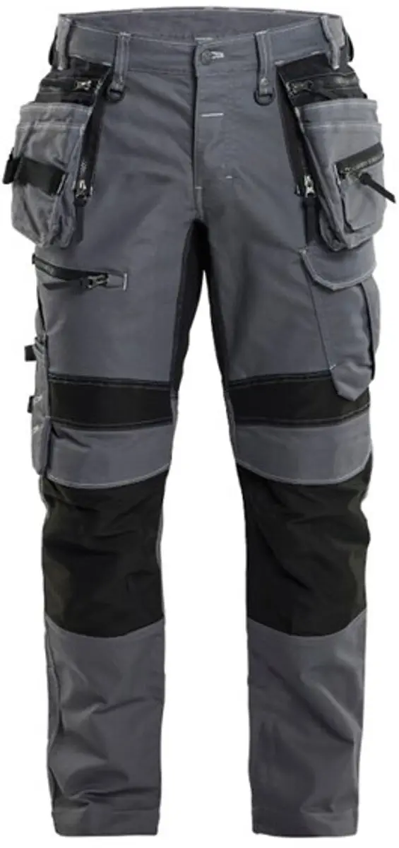 Blåkläder X1900 Werkbroek Denim Stretch Grijs/Zwart - Maat 48