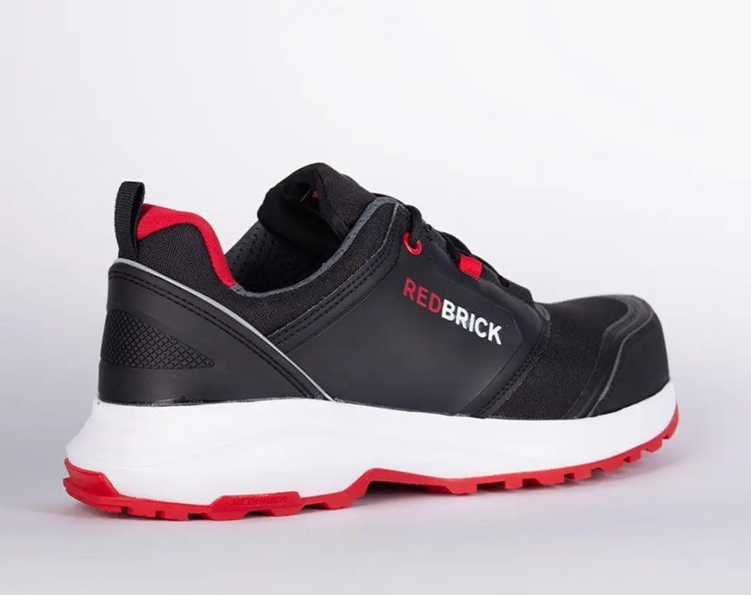 Redbrick Pulse Laag S3 ESD 32320 - Werkschoenen 46 - Zwart/Rood