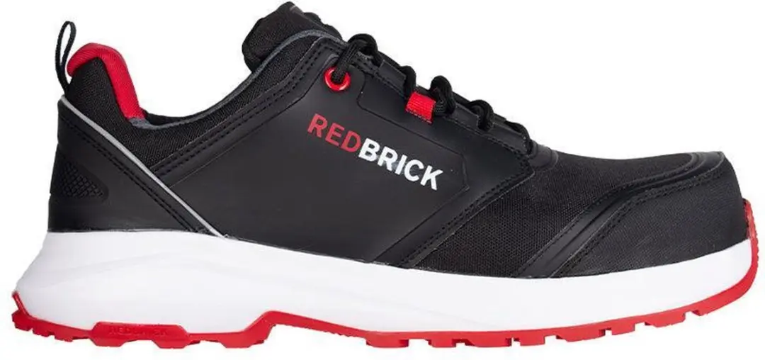 Redbrick Pulse Laag S3 ESD 32320 - Werkschoenen 46 - Zwart/Rood