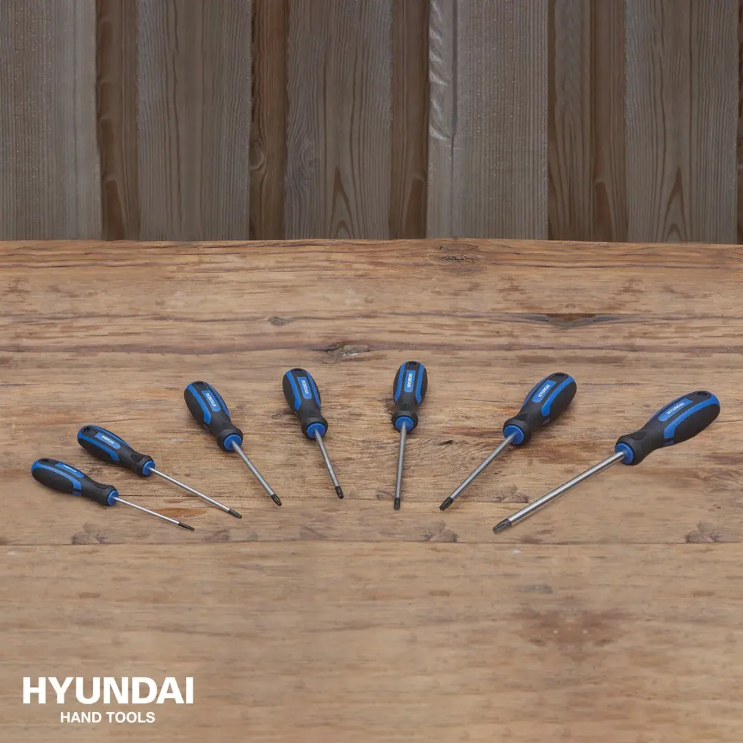 Hyundai Torx Schroevendraaierset 7-delig - T10/T15/T20/T25/T30/T40