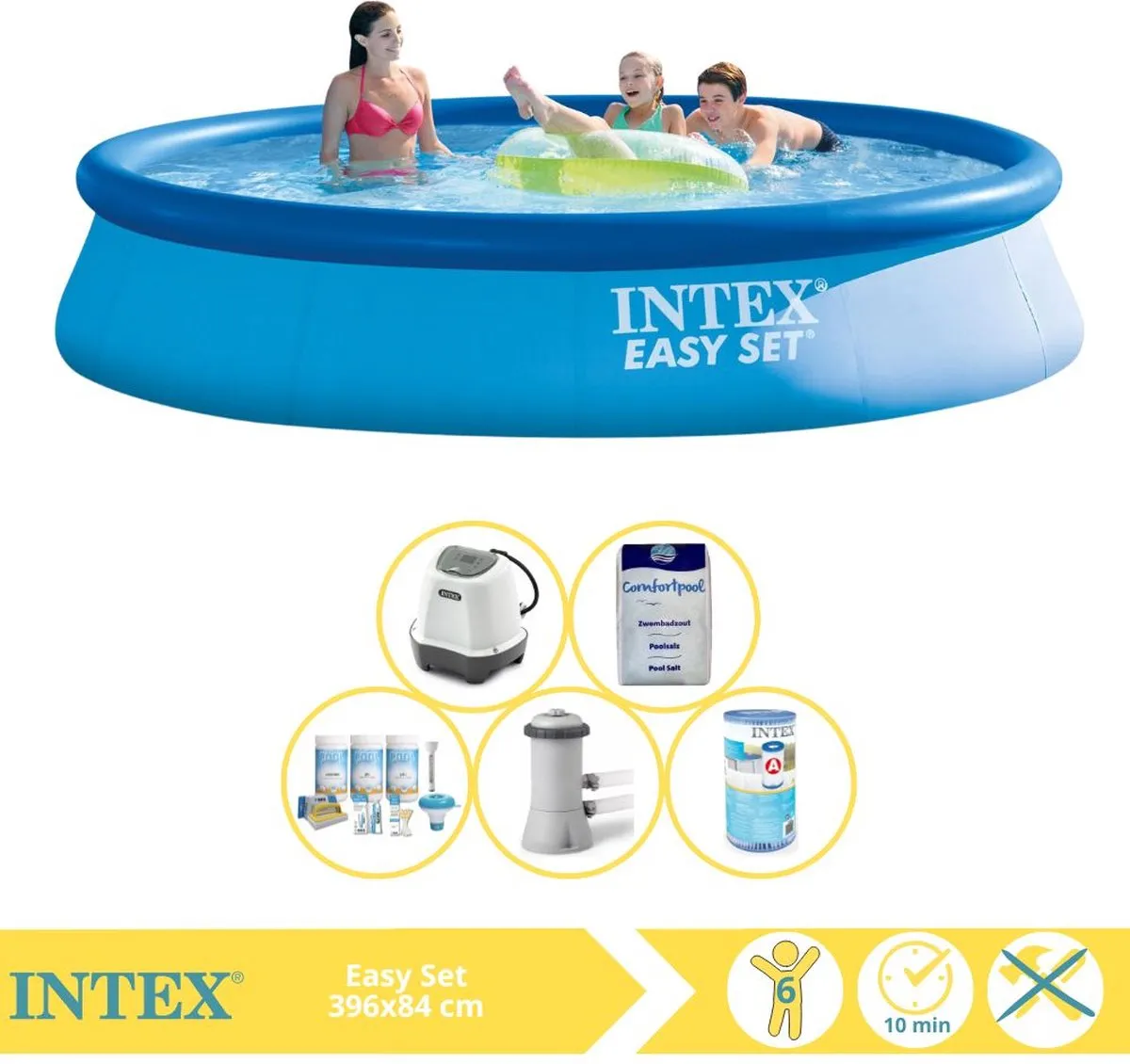 Intex Easy Set Zwembad 396x84cm