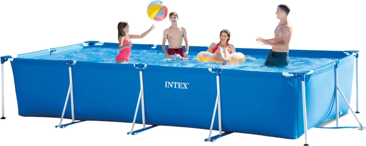 Intex 28273NP Opzetzwembad 450x220x84cm - Blauw/Wit