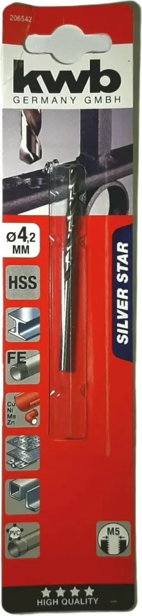 KWB HSS Silverstar Metaalboor 4,2mm
