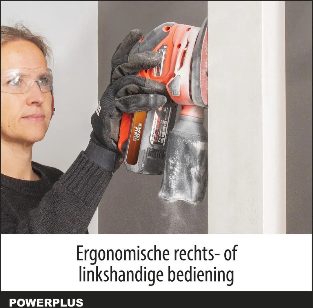 Powerplus POWDP50200 Handpalmschuurmachine - 20V