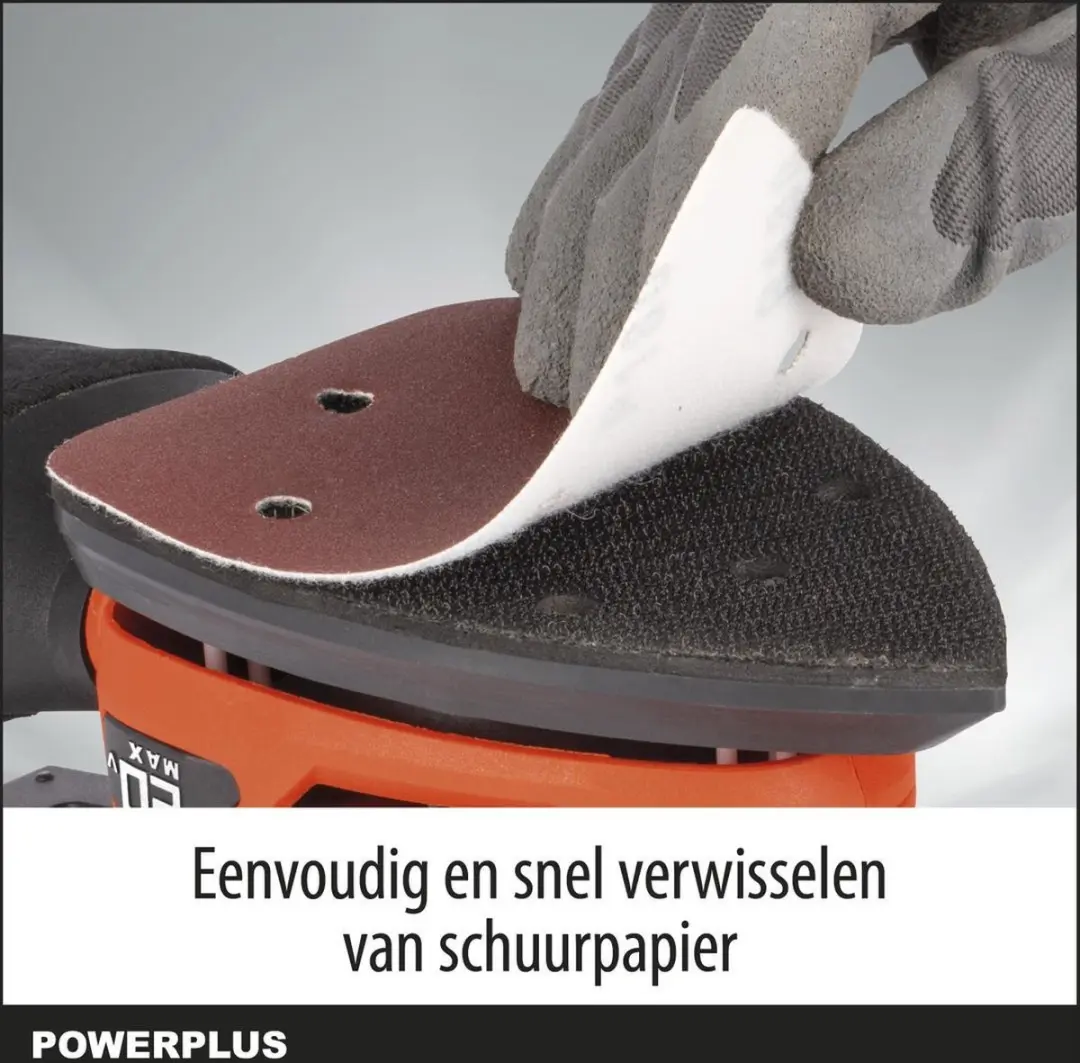 Powerplus POWDP50200 Handpalmschuurmachine - 20V