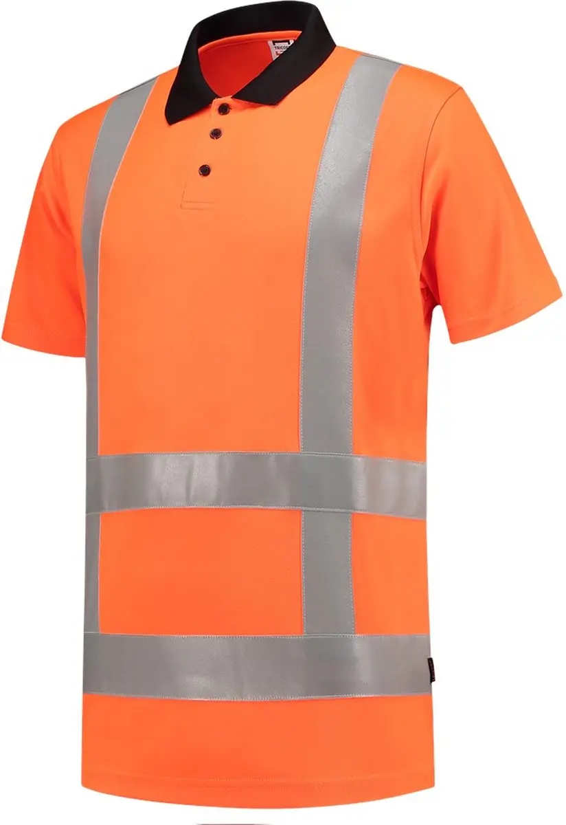 Tricorp Polo RWS Birdseye Fluor Oranje - Maat S