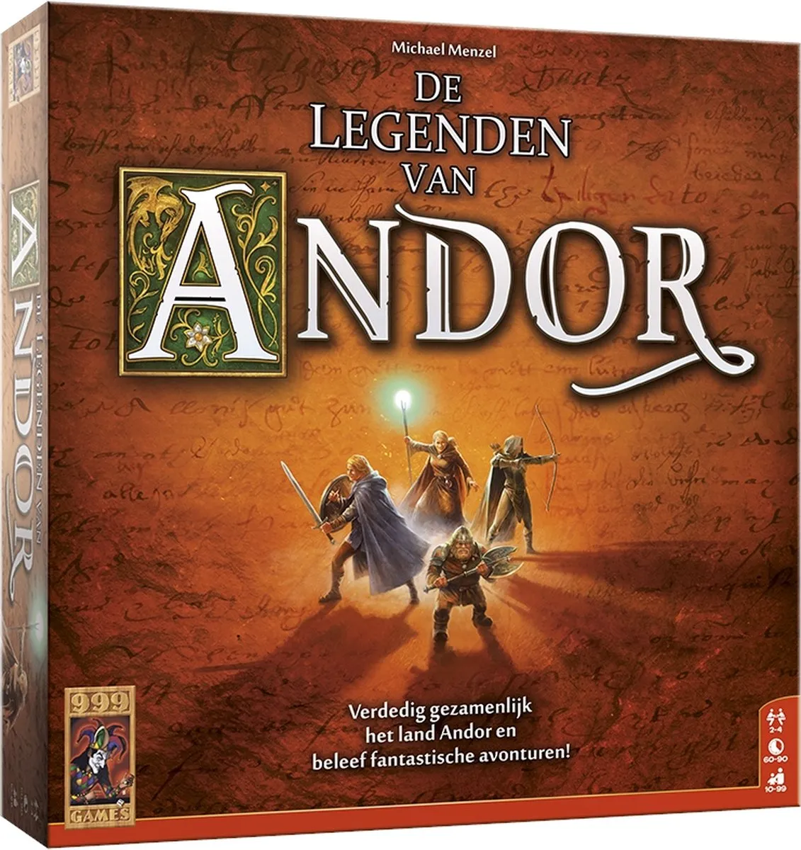 999 Games De Legenden van Andor Basisspel - Coöperatief Bordspel