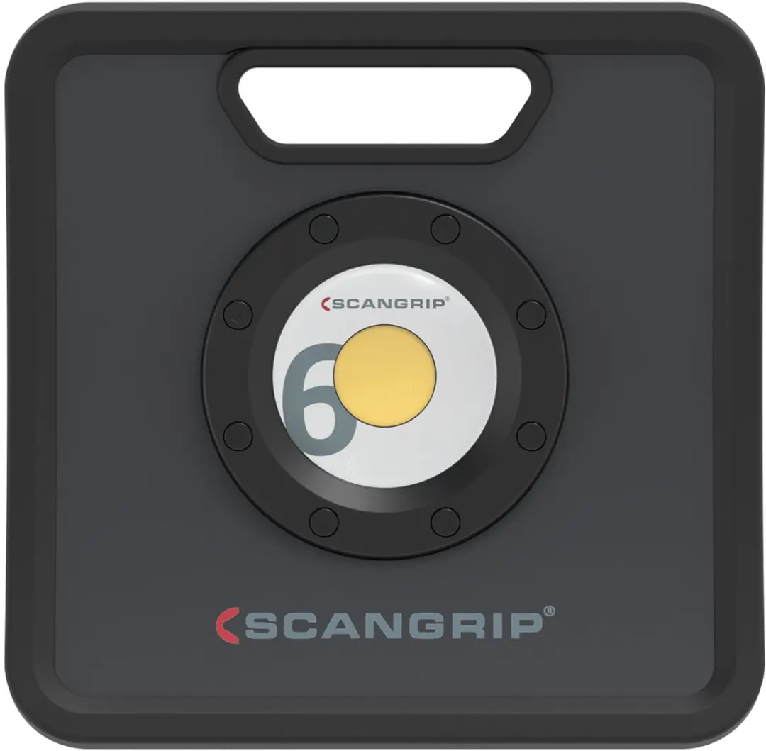 Scangrip Nova 6K LED Bouwlamp 6000lm - Zwart