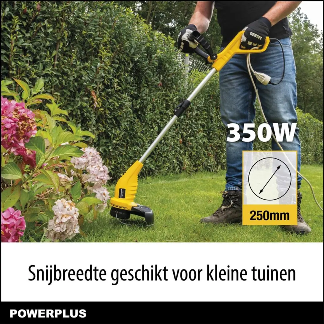 Powerplus POWEG30020 Elektrische Grastrimmer 350W - 250mm