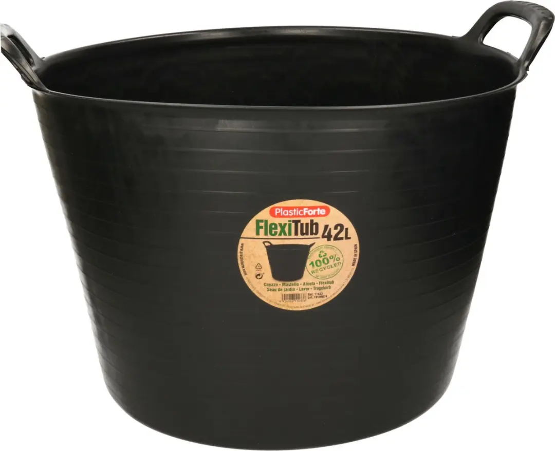 Talen Tools Flexibele Kuip 40L - Zwart