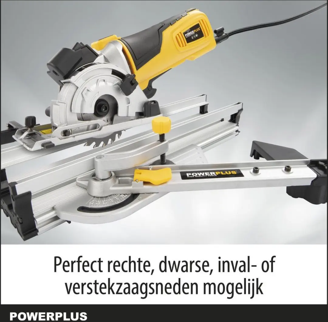 Powerplus POWX1365MB Elektrische Mini Invalzaag 600W - Ø89mm - Laser