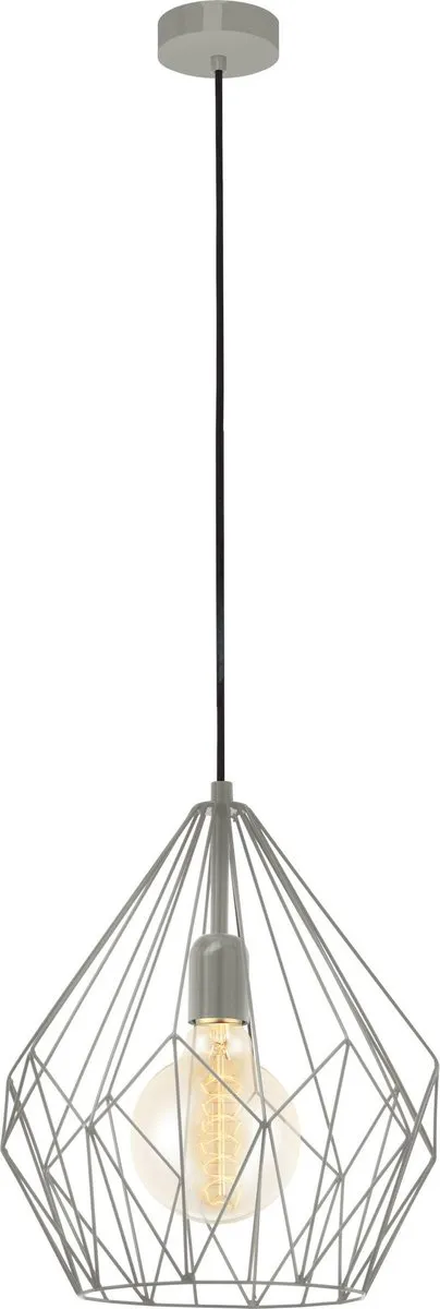 Eglo Carlton Hanglamp E27 - Ø31cm - Mat Grijs