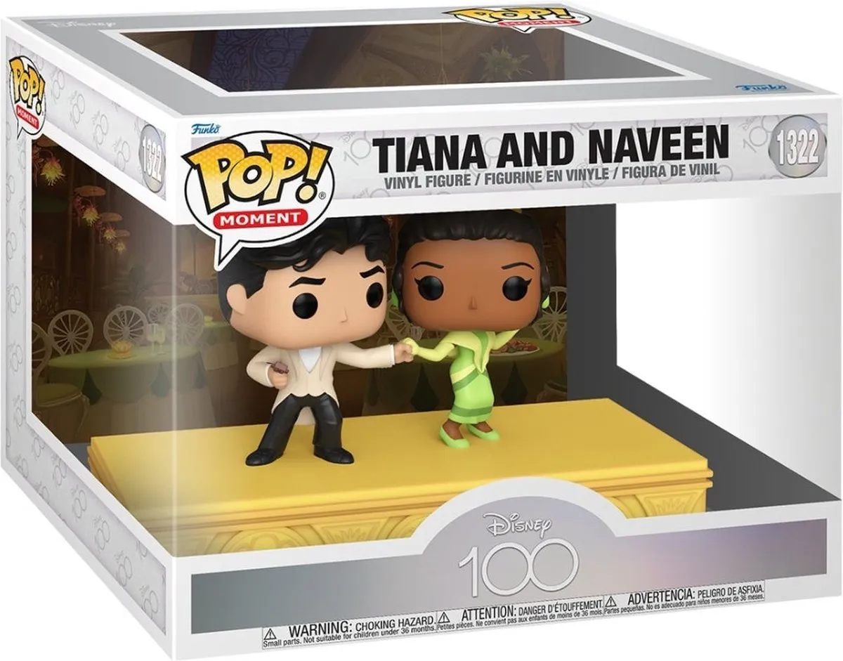 Disney Funko POP The Princess And The Frog Tiana & Naveen 2-Pack - 9cm