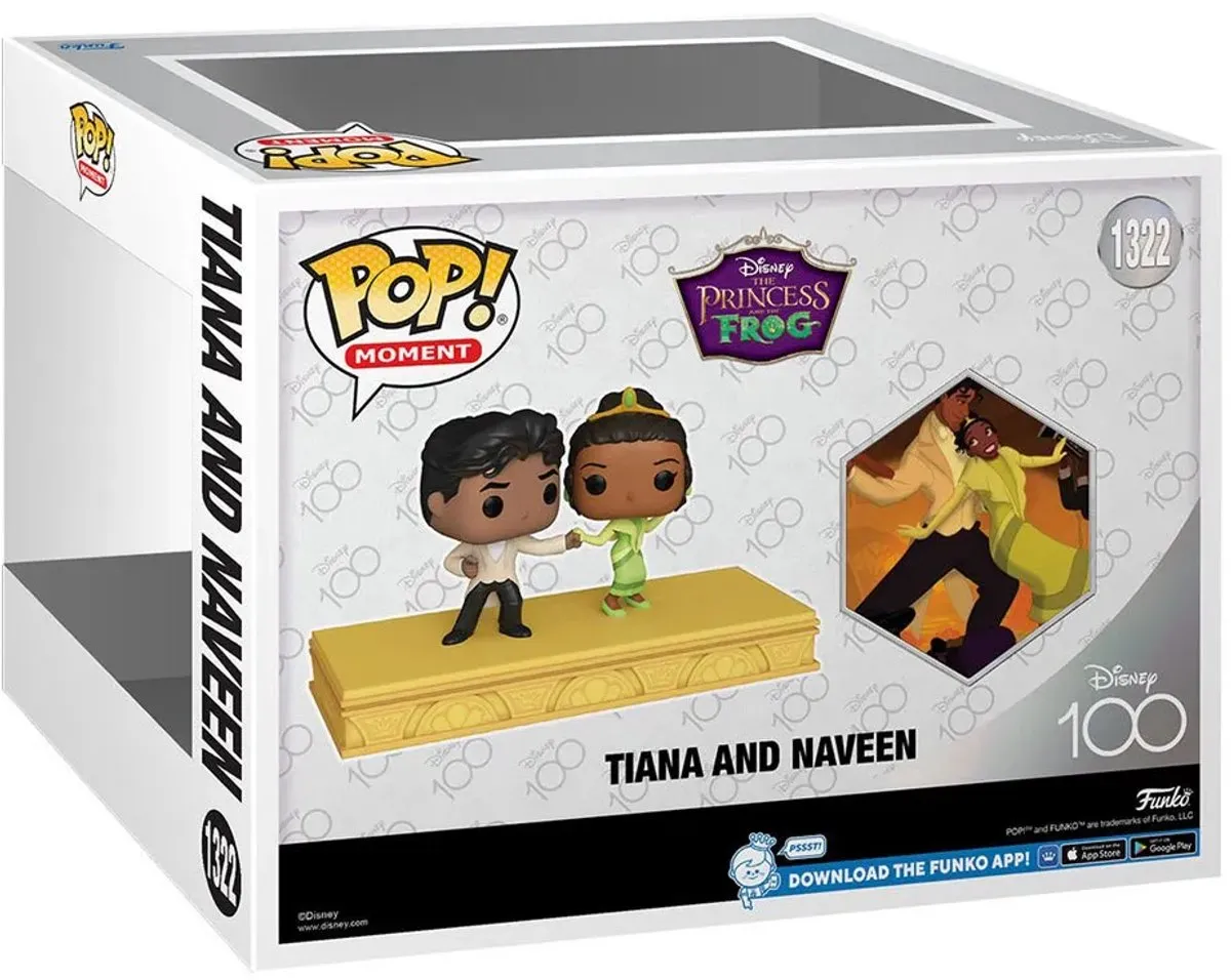 Disney Funko POP The Princess And The Frog Tiana & Naveen 2-Pack - 9cm