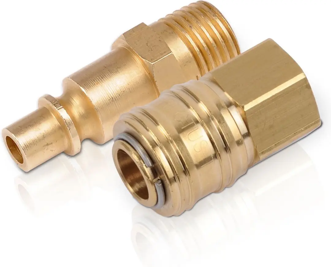 Powerplus POWAIR0261 Compressor Verloopstuk - 2 Stuks - Koper