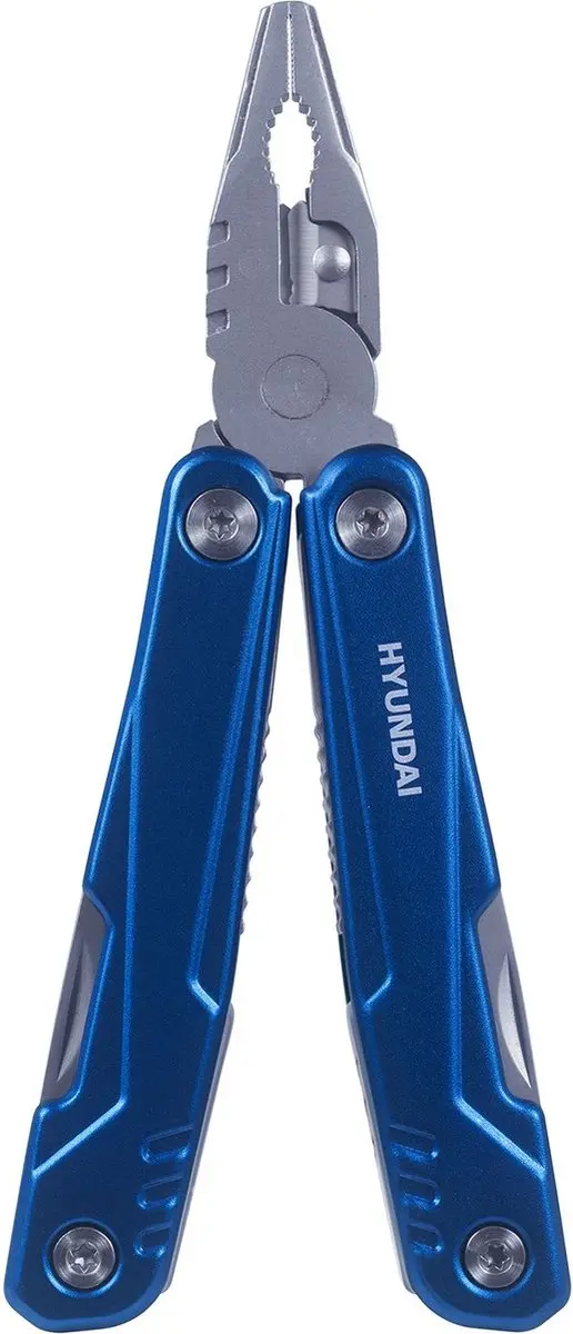 Hyundai Multitool 14-in-1 - Zilver/Blauw/Zwart