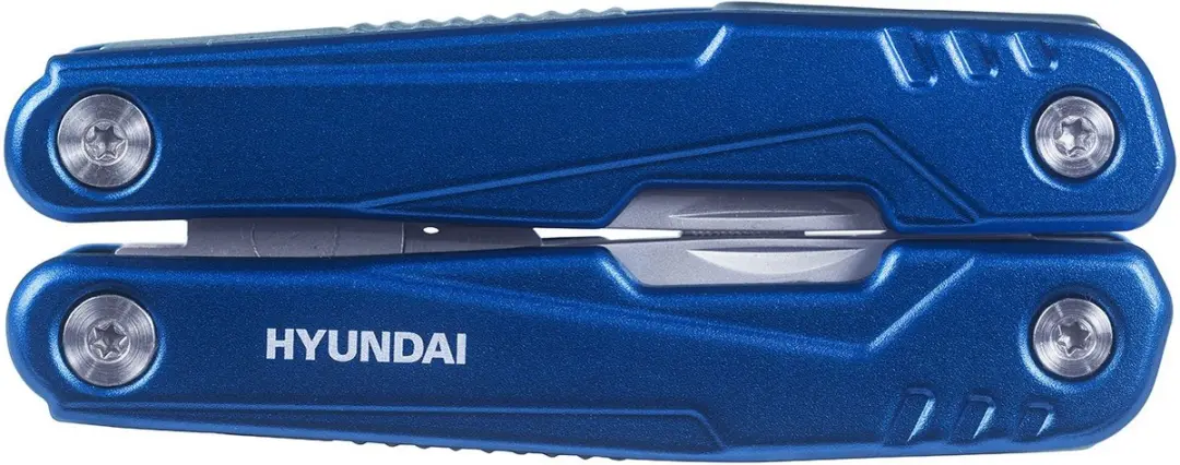 Hyundai Multitool 14-in-1 - Zilver/Blauw/Zwart