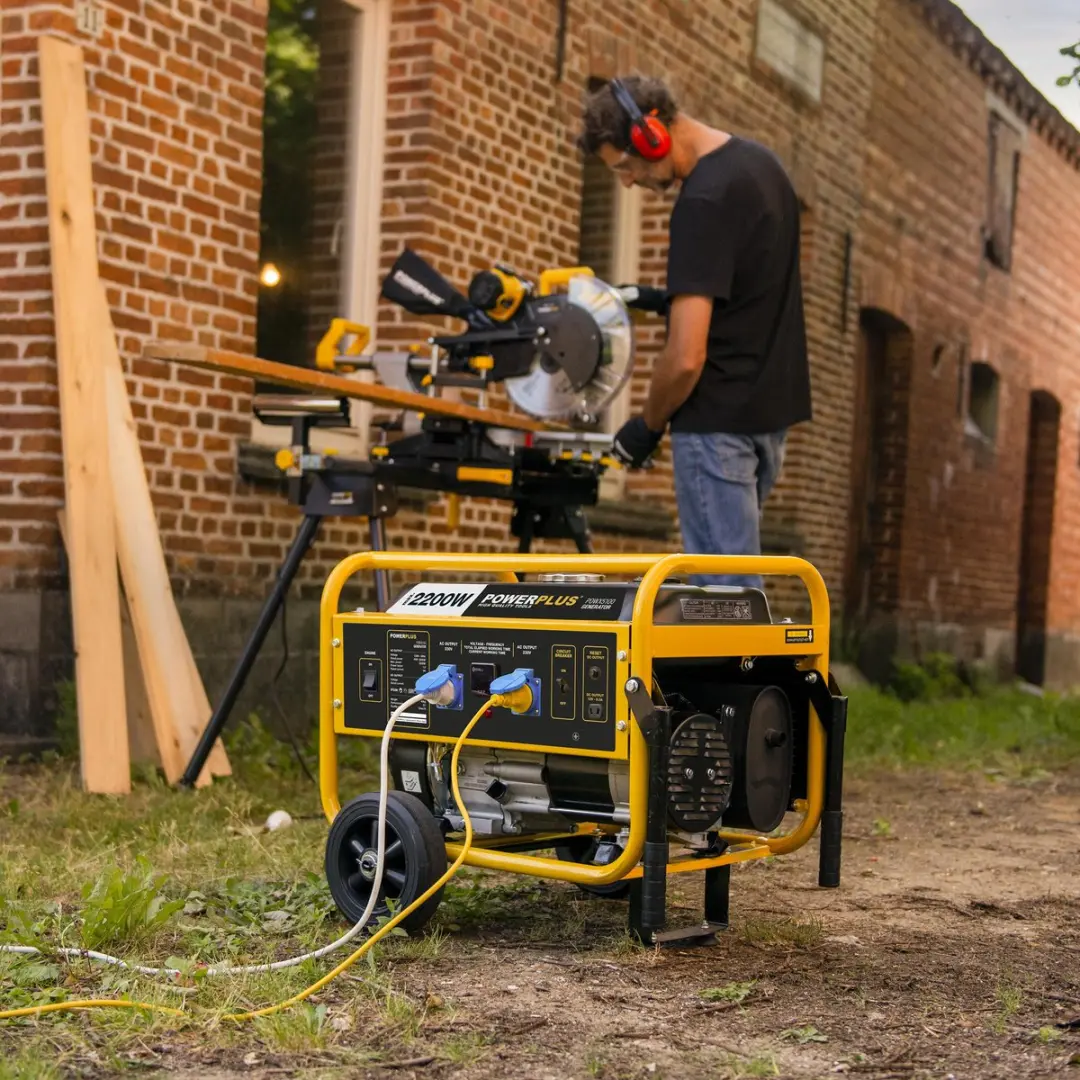 Powerplus POWX5100 Benzine Aggregaat 2200W