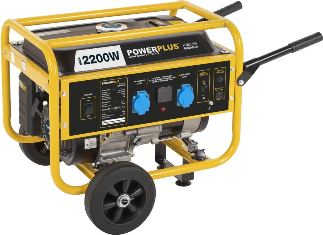 Powerplus POWX5100 Benzine Aggregaat 2200W