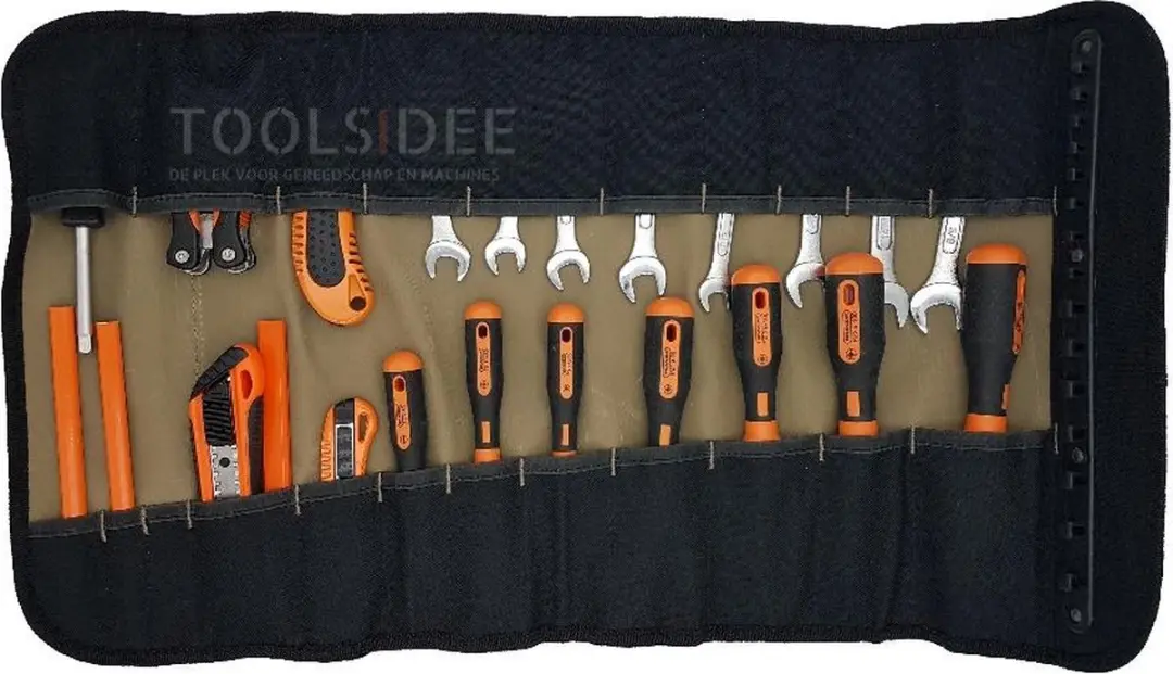 Toolpack 360.062 gereedschapsrol - 66 x 36 cm - Zwart/Khaki - afbeelding 6 van 6
