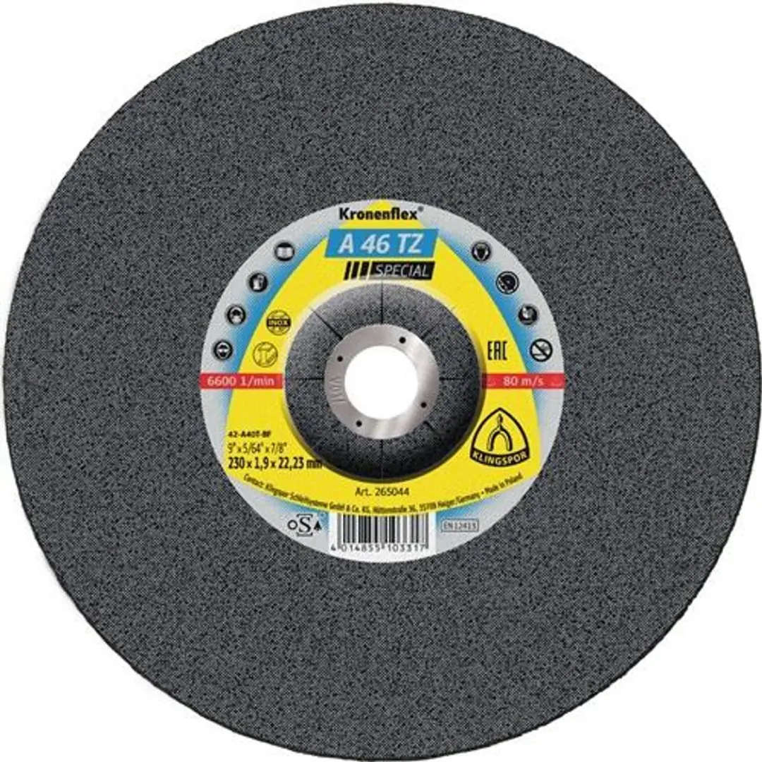 Klingspor Trennscheibe A 46 TZ Special D230x1,9mm - Metaal - 22,23mm