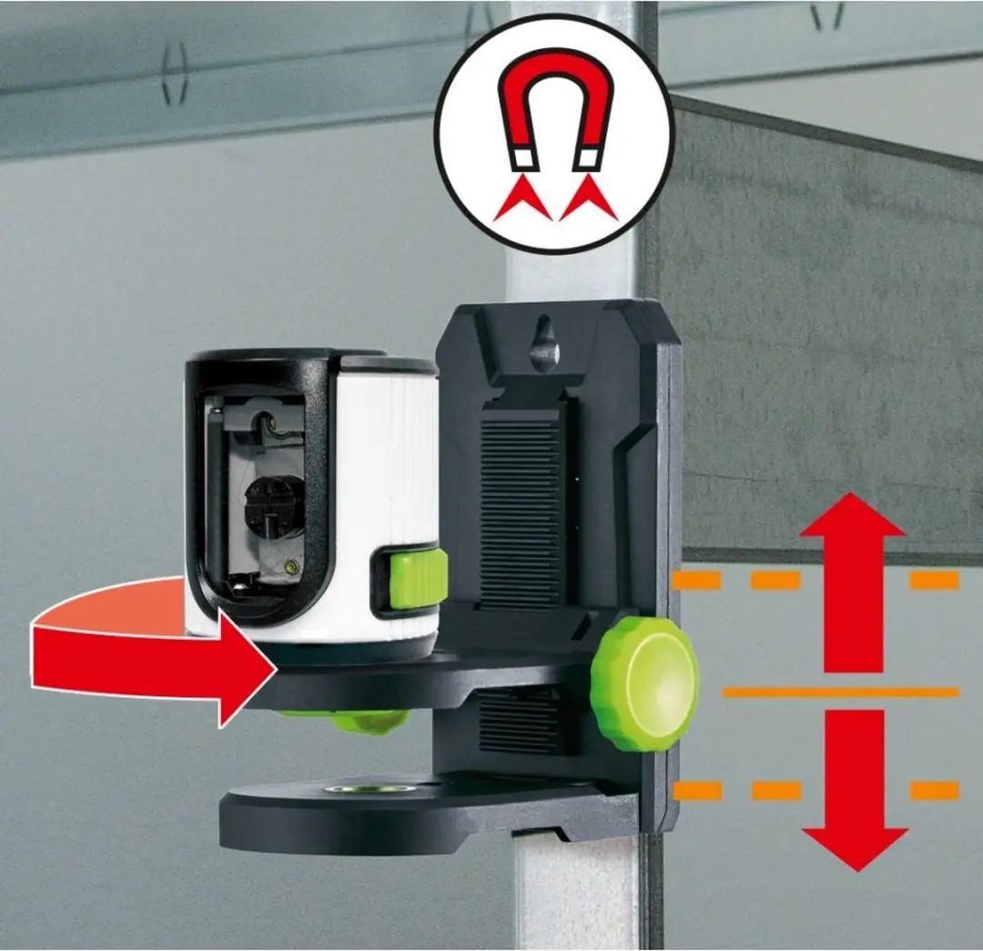 Laserliner EasyCross-Laser Automatische Kruislijnlaser - Groen - 40m