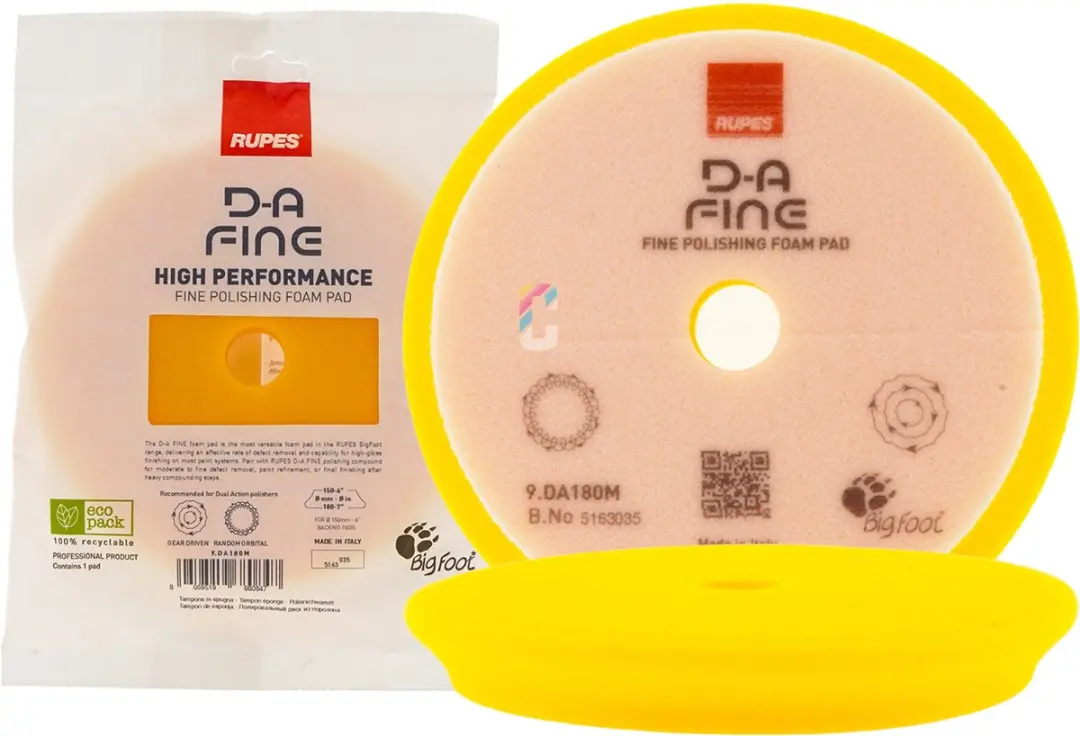 Rupes D-A FINE Polijstschijf 150mm - Acryl/Kunststof