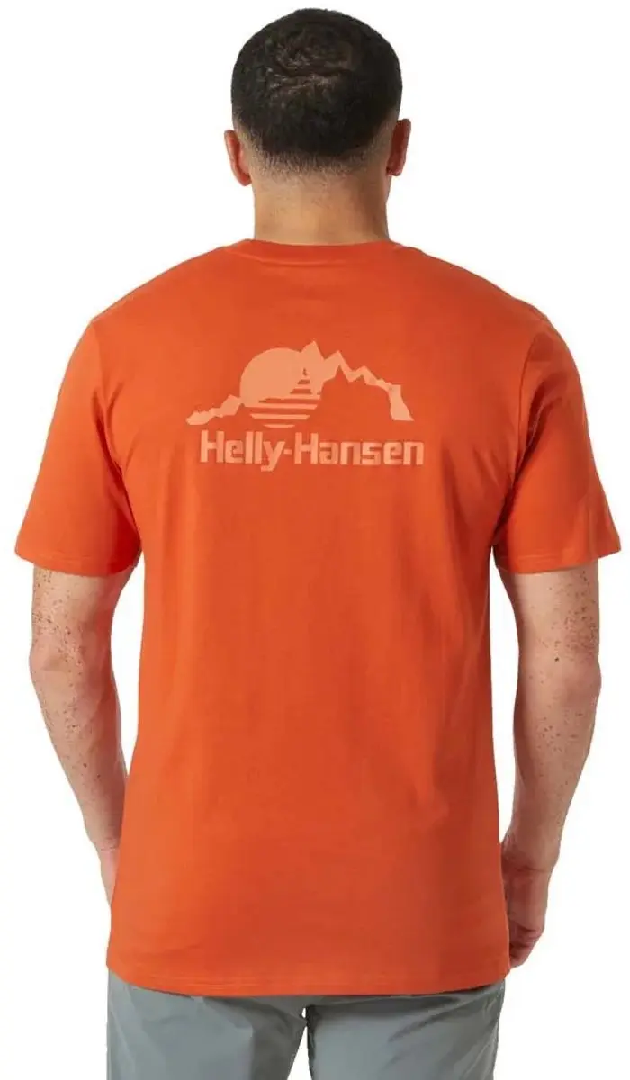 Helly Hansen Nord Graphic T-shirt - S - Patrol Orange