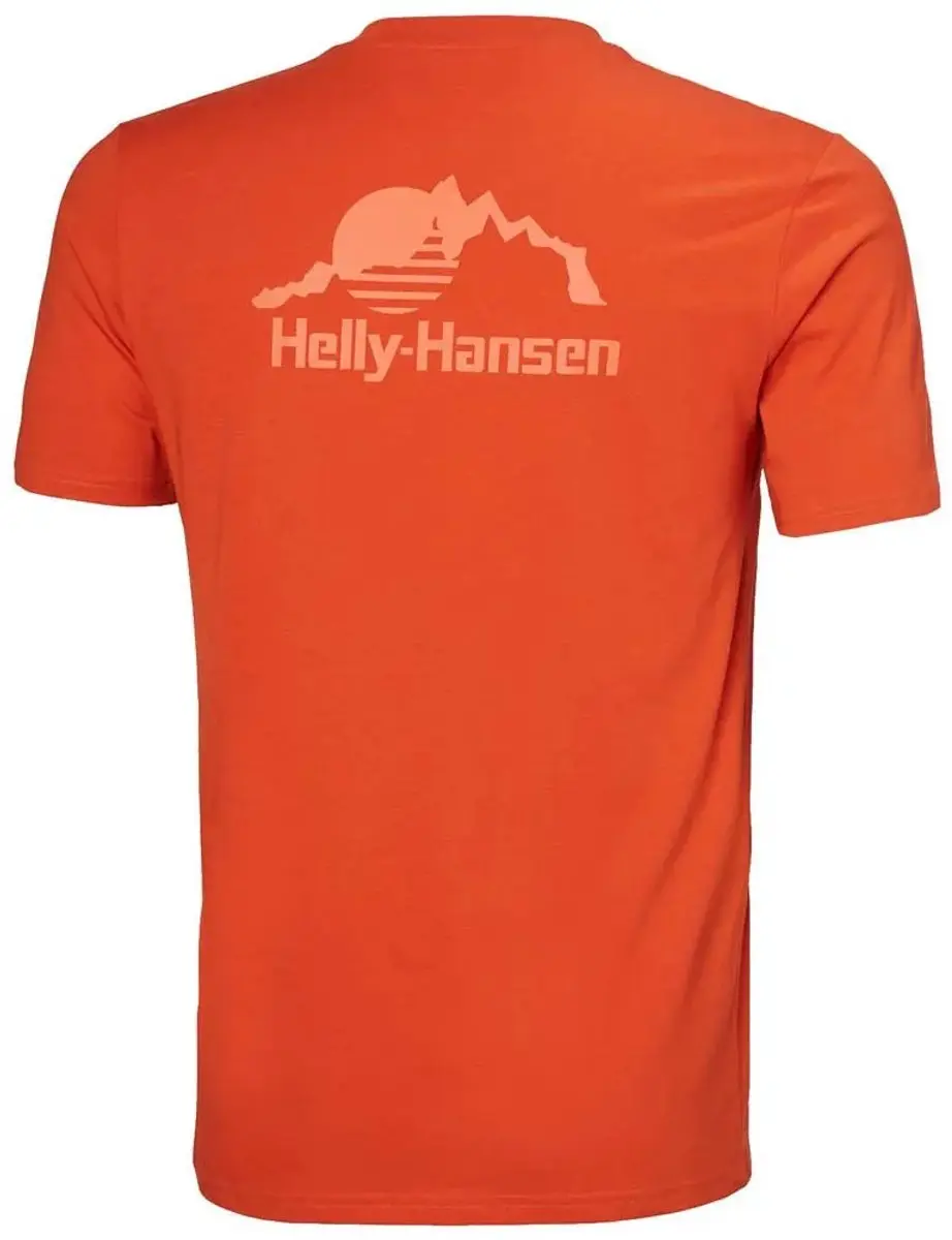 Helly Hansen Nord Graphic T-shirt - S - Patrol Orange