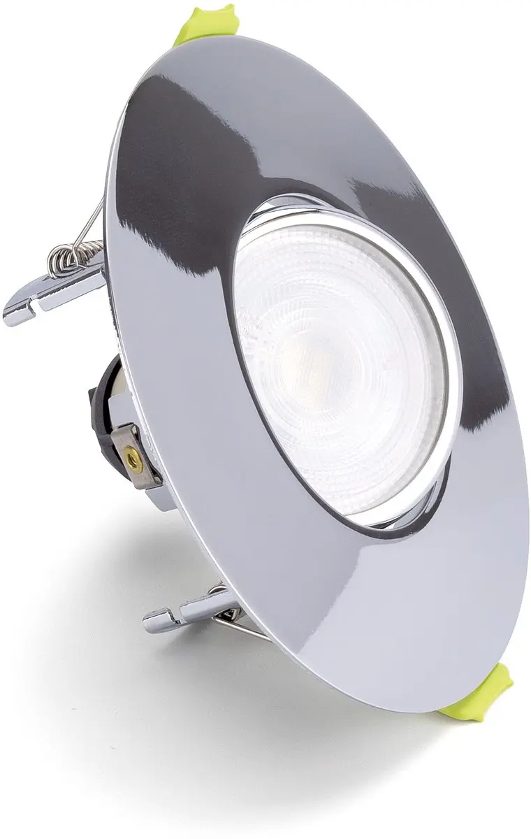 Integral Inbouwspot Gepolijst Chroom GU10 - 11cm