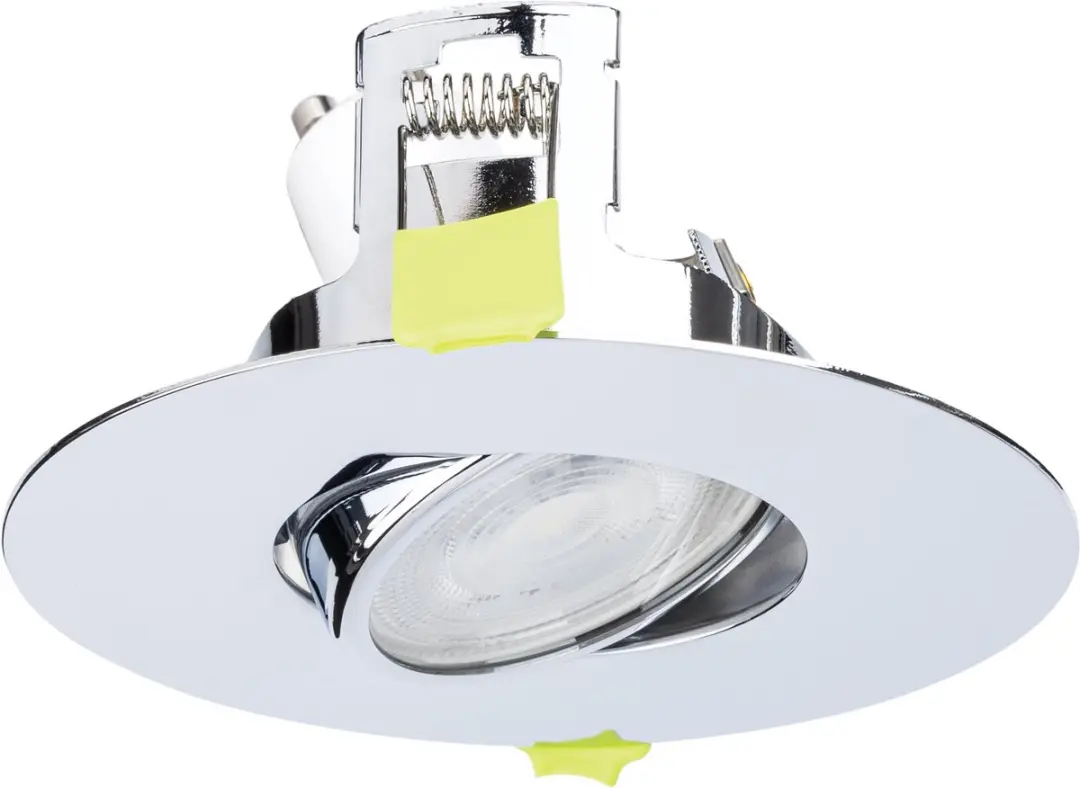 Integral Inbouwspot Gepolijst Chroom GU10 - 11cm