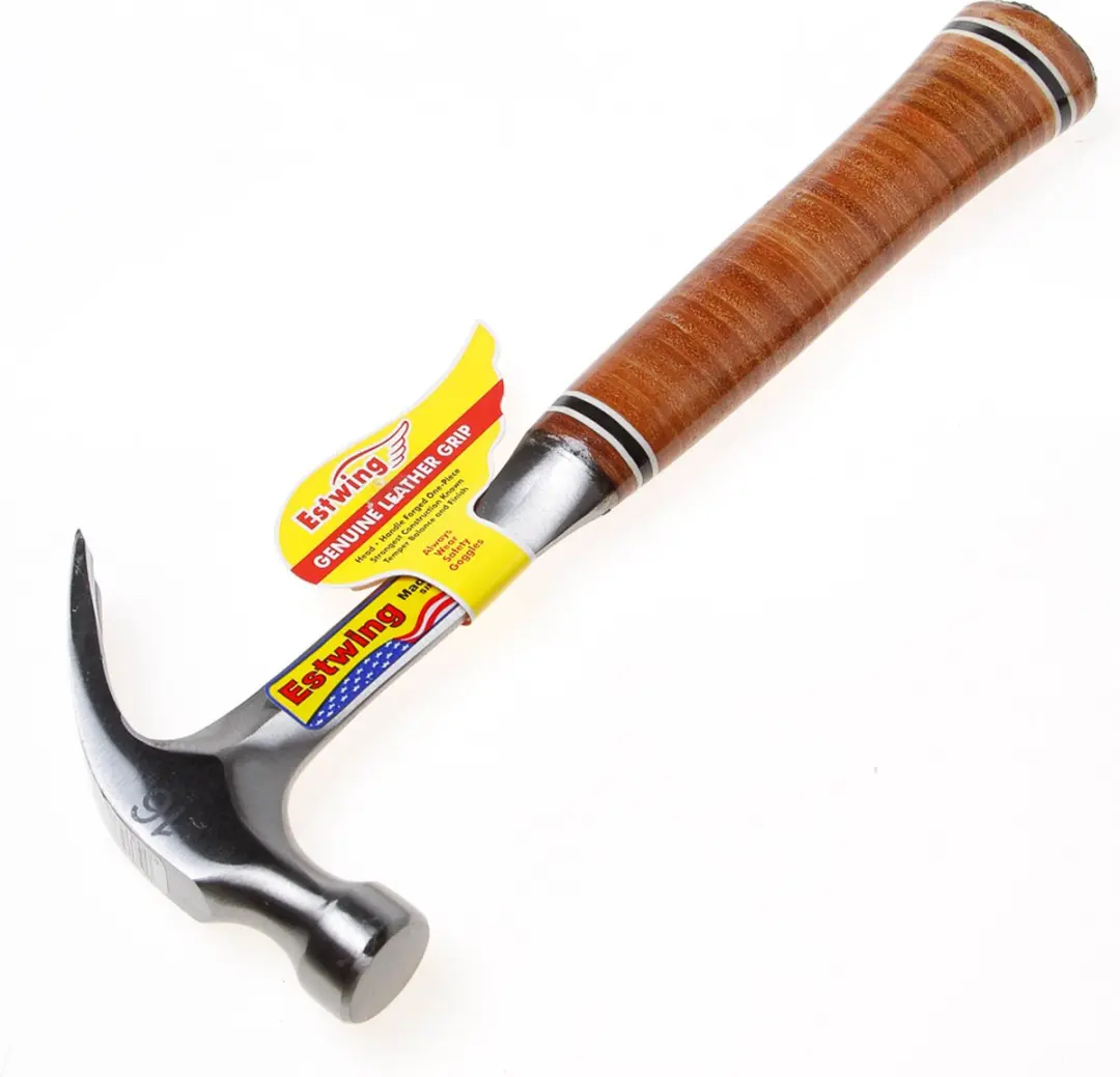 Estwing 02-4000E16C Gebogen Klauwhamer - Leren Handgreep 448g