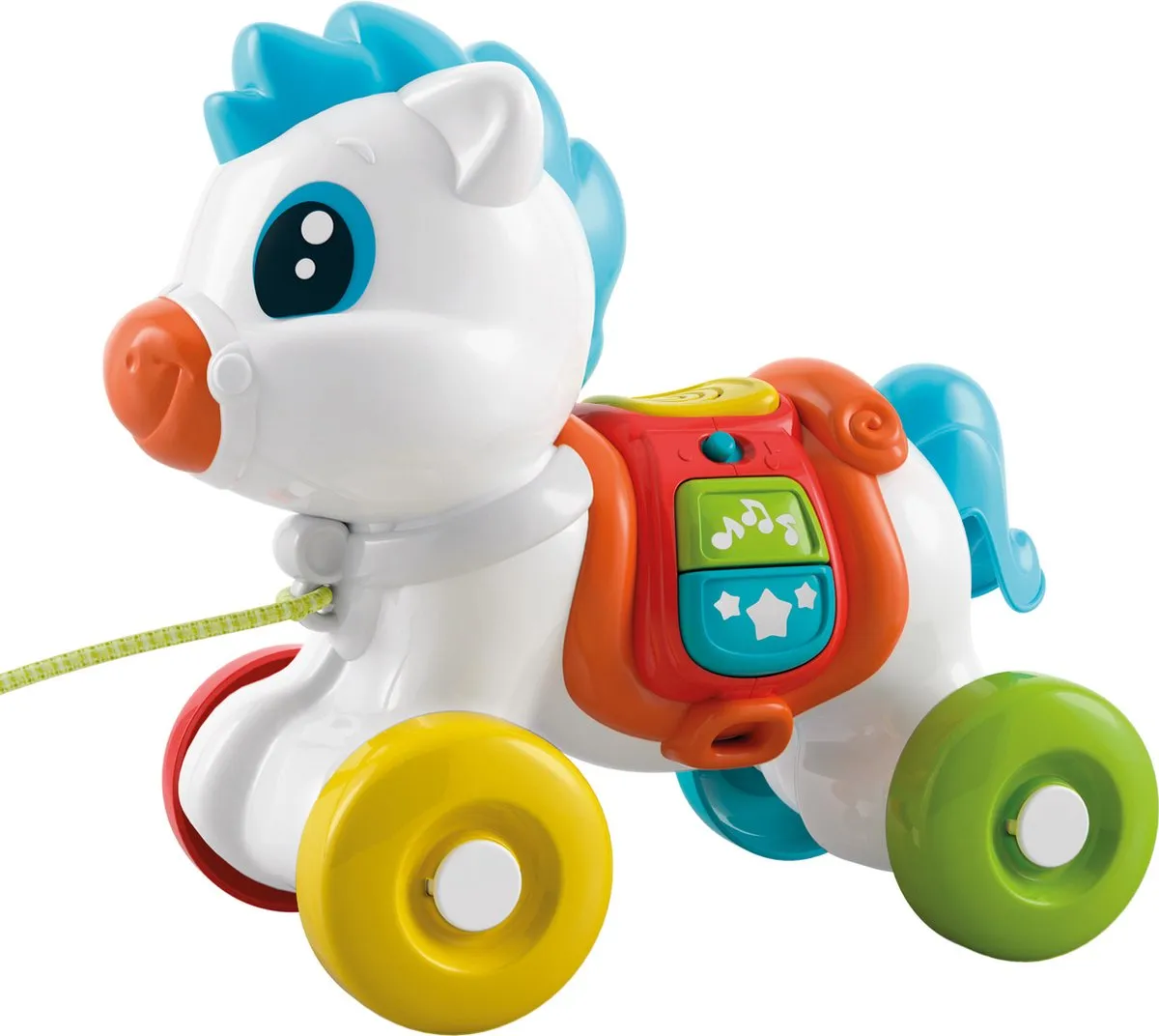 Clementoni Interactief Paard met Trekkoord - Meerkleurig