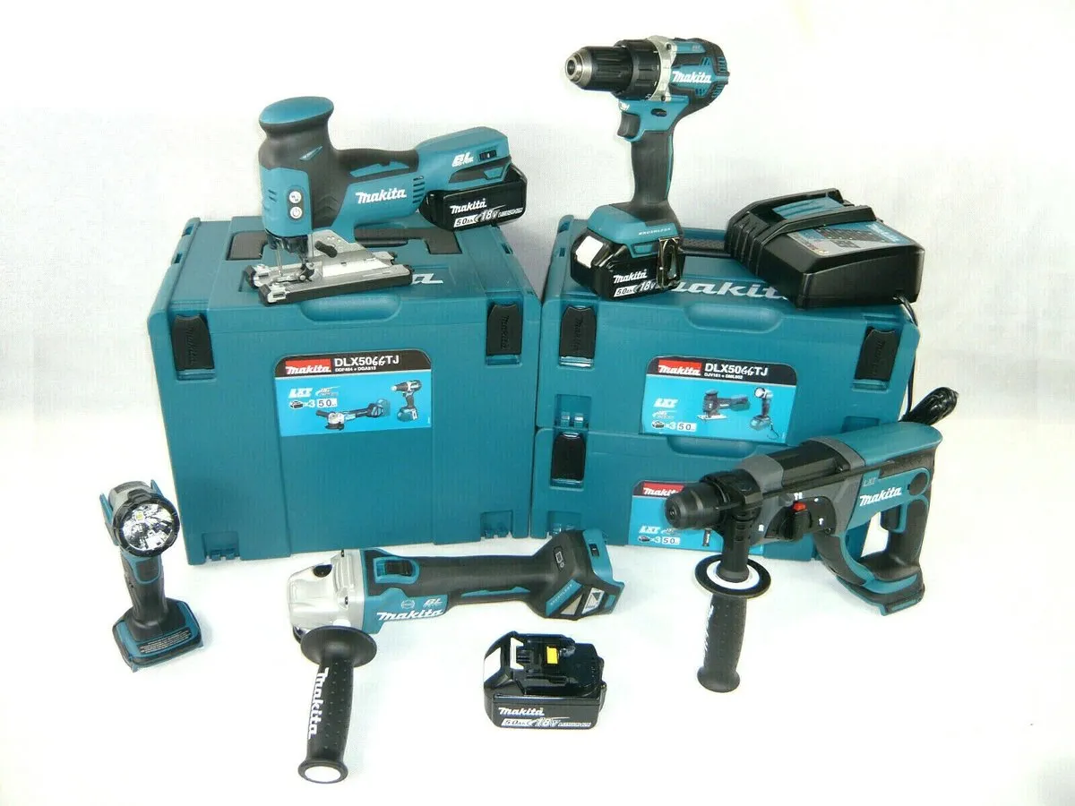Makita DLX5066TJ Combiset 18V 5.0Ah