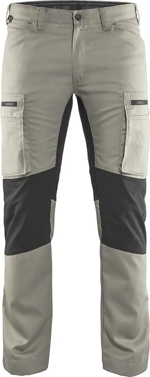 Blåkläder Service Werkbroek 1459-1845 - Maat 50 - Stone/Zwart - afbeelding 6 van 6