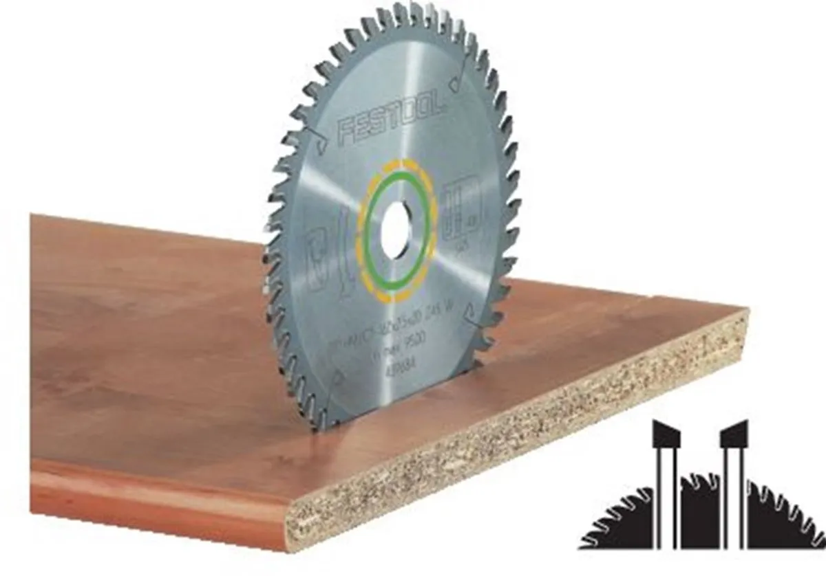 Festool Cirkelzaagblad Wood Fine Cut 52T Ø210mm - Asgat 30mm - afbeelding 6 van 6