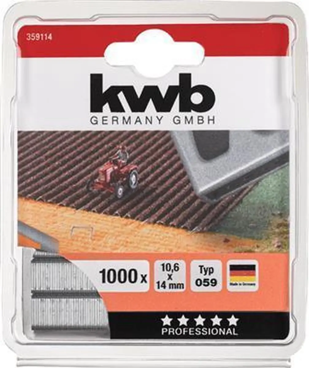 KWB Nieten 10,6x14mm Type 058 - 1000 Stuks