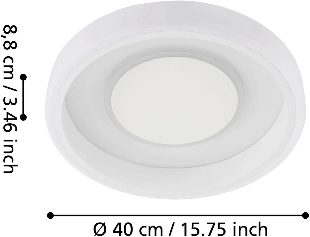 Eglo Remidos Plafondlamp 40cm - Wit