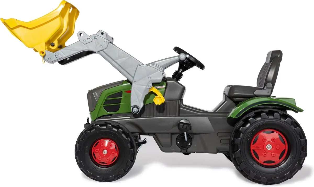 Rolly Toys RollyFarmtrac Fendt 211 Vario Tractor met Lader - Zwart/Groen/Grijs - afbeelding 6 van 6